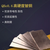 直销QBe0.6-2.5铍铜 QBe0.6-2.5铜合金 铍铜板 铍铜管 现货 批发