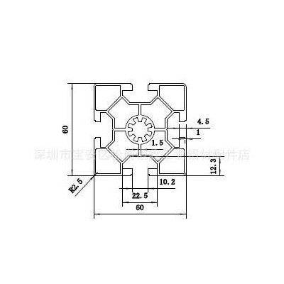 工业铝型材6060.支架铝型材.工业型材