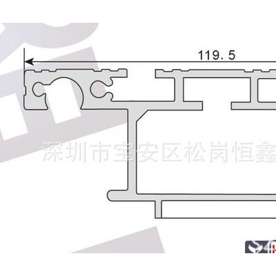 上下板机铝型材.新款CY铝型材