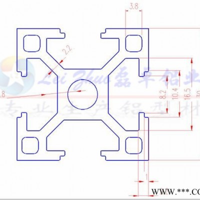 苏州磊卓铝业厂家供应工业流水线型材3030A国标重型铝合金型材LZ-8-3030A