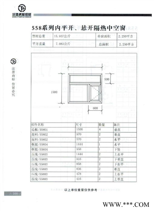 供应虎标铝型材