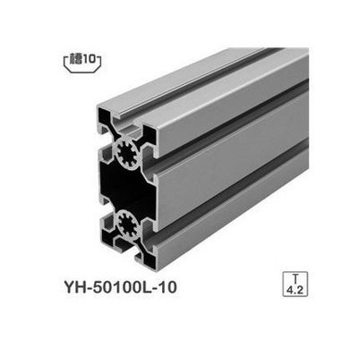 欧标50100工业铝型材槽10系列50100铝型材 设备铝型