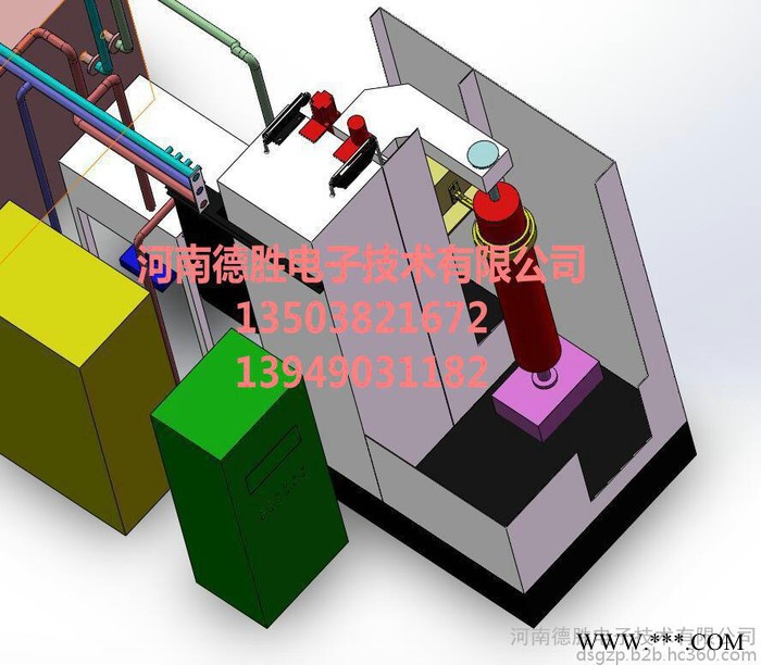 德胜DSZP-300热处理生产线,在线淬火回火退火等热处理,中频淬火设备